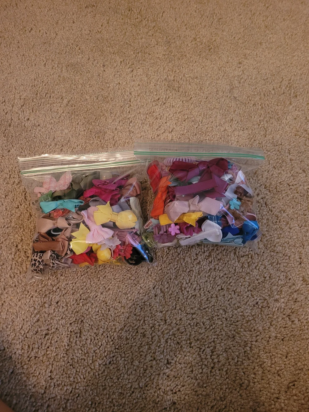 Assorted Small Hair Accessories Pack - Multi Color